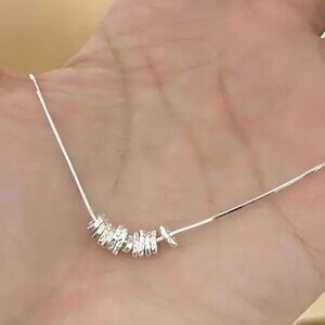 NEW Exquisite 925 Sterling Silver Necklace – Timeless Elegance & Sophisticated C